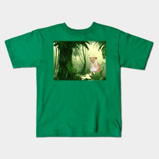 Lion in the Jungle Kids T-Shirt